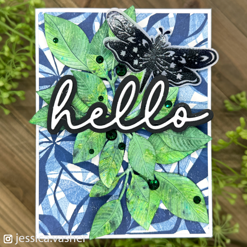 Shimmer Powder and Die Cuts| Simon Says Stamp